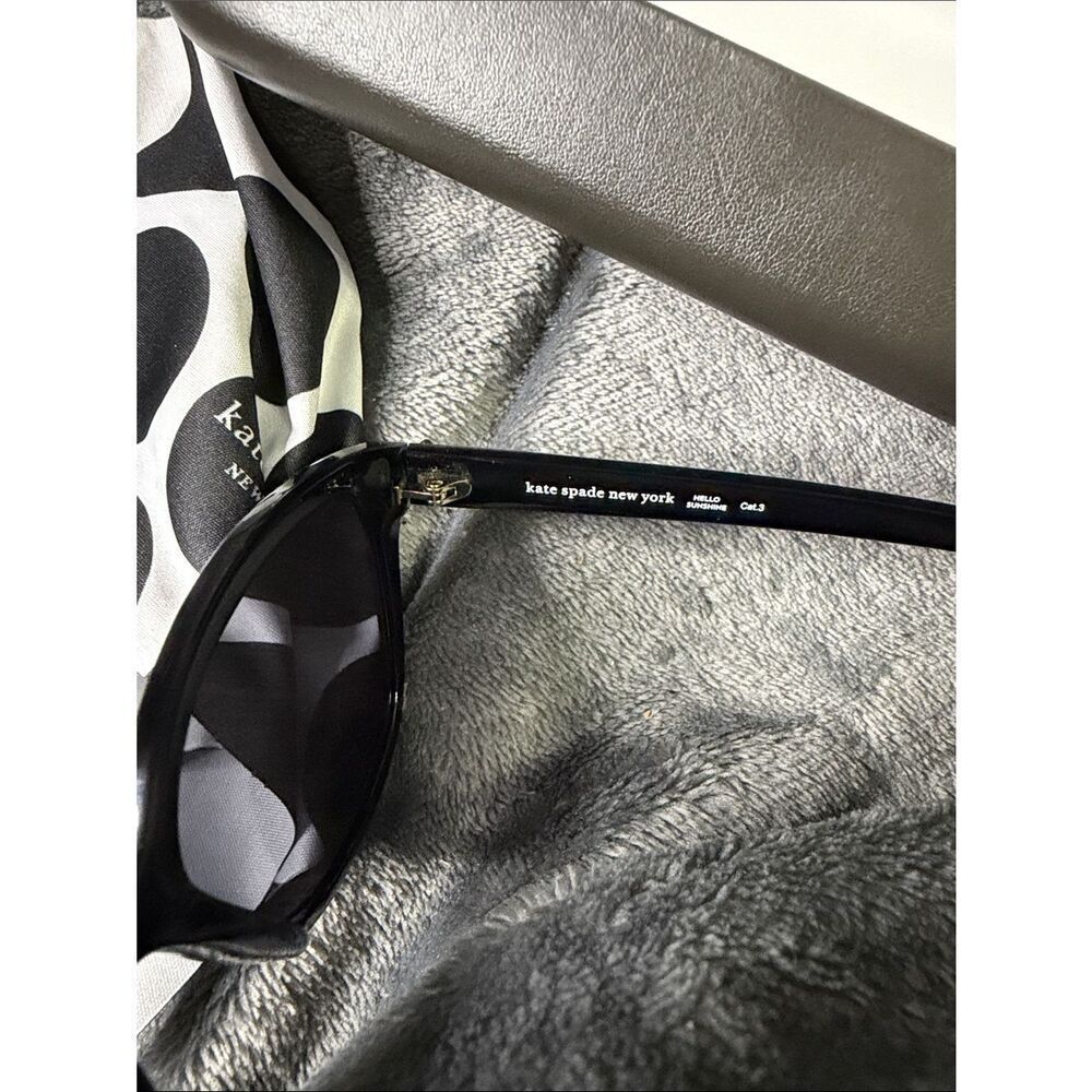 kate spade Black Oval Sunglasses - Picture 3 of 4